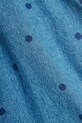 Mini Rodini koszula jeansowa dziecięca denim dots niebieski 26220100