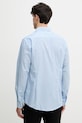 Odzież Eton koszula męska bawełniana 100014845 niebieski