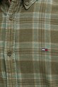 Tommy Jeans koszula sztruksowa DM0DM22408 zielony