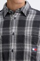 Tommy Jeans koszula bawełniana szary DM0DM22411