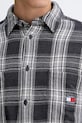 Tommy Jeans koszula bawełniana szary DM0DM22411