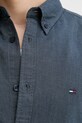 Tommy Jeans cămașă din bumbac DM0DM22836 bleumarin
