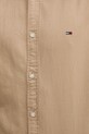 Tommy Jeans koszula bawełniana DM0DM22836 brązowy