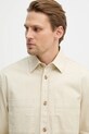 BOSS koszula bawełniana H-OWEN-K-2PP-261 beżowy 50556121