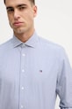 Tommy Hilfiger koszula bawełniana niebieski MW0MW41657