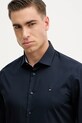 Tommy Hilfiger koszula bawełniana granatowy MW0MW41661