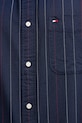 Βαμβακερό πουκάμισο Tommy Hilfiger MW0MW41694 σκούρο μπλε