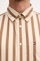 Tommy Hilfiger koszula bawełniana MW0MW41715 brązowy