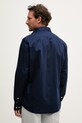 Odzież Tommy Hilfiger koszula męska bawełniana z elastanem MW0MW41824 granatowy