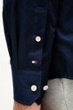 Tommy Hilfiger koszula męska bawełniana z elastanem MW0MW41824 granatowy