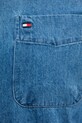 Tommy Hilfiger koszula bawełniana jeansowa MW0MW40494 niebieski