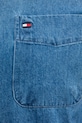 Tommy Hilfiger koszula bawełniana jeansowa MW0MW40494 niebieski