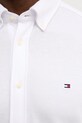 Βαμβακερό πουκάμισο Tommy Hilfiger MW0MW41690 λευκό