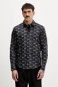 HUGO koszula bawełniana wzorzyste czarny 50555775