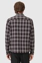AllSaints koszula bawełniana M069SD brązowy SS26