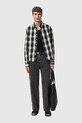 AllSaints koszula bawełniana M070SD czarny