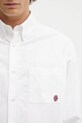 Drôle de Monsieur cotton shirt La Chemise Oxford white H.SH240.CO225.WT