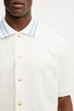Drôle de Monsieur cotton shirt Monogramme beige J.SH221.CO201.OW
