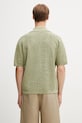 Abbigliamento Drôle de Monsieur Maille Dentelle camicia in cotone da uomo K.CA174.CO293.KK verde