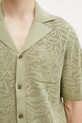 Drôle de Monsieur Maille Dentelle сорочка бавовняна чоловіча зелений K.CA174.CO293.KK