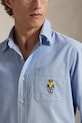 Bavlněná košile Polo Ralph Lauren modrá 710P07187