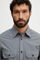 Хлопковая рубашка Armani Exchange серый XM002191.AF21226