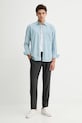 Marc O'Polo koszula bawełniana 620720842090 niebieski SS26