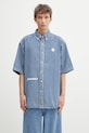 AAPE koszula jeansowa Now casual niebieski AAPSRM8515XAO