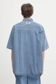 Odzież AAPE koszula jeansowa Now AAPSRM8515XAO niebieski
