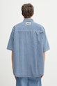 Odzież AAPE koszula jeansowa Now AAPSRM8515XAO niebieski