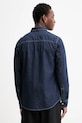 Odzież G-Star koszula z domieszką lnu Clean slim D27681.D306 granatowy