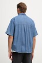 Ρούχα Columbia πουκάμισο ανδρικό με βαμβάκι Acker Rock 2157021 μπλε