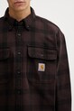 Carhartt WIP LS Edmands Shirt koszula bawełniana męska brązowy I035951.3J2XX