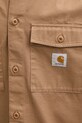 Памучна риза Carhartt WIP Kelly Shirt Jac кафяв I036271.2FS02