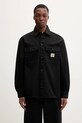 Памучна риза Carhartt WIP Kelly Shirt Jac свободна черен I036271.8902