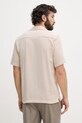 Odzież Mos Mosh koszula męska z bawełną Joe 507380 beżowy