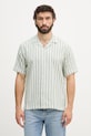 Mos Mosh košeľa pánska s bavlnou Joe zelená 509460