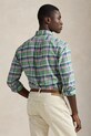Polo Ralph Lauren koszula bawełniana CLASSIC OXFORD 710922273007 zielony SS26