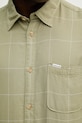 Barbour koszula z dodatkiem lnu Citywell MSH5741 zielony
