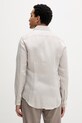 Ρούχα Calvin Klein Πουκάμισο ανδρικό με λινό LV019EU121 μπεζ