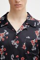 RHUDE Turbo Floral сорочка віскозна чоловіча чорний RHSS26SR04358