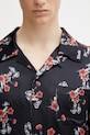 RHUDE Turbo Floral сорочка віскозна чоловіча чорний RHSS26SR04358