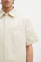 Axel Arigato Drew Shirt koszula bawełniana męska beżowy A3980002