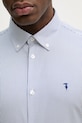 Trussardi koszula bawełniana 5029N000036N niebieski