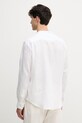Odzież Trussardi koszula męska lniana 5032N000039N biały