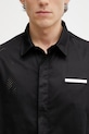 HELIOT EMIL košile pánská s bavlnou černá SS26.M.05.076.BLK01