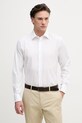 Sisley koszula męska bawełniana biały 51C3SQ05B