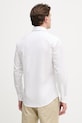 Odzież Sisley koszula męska bawełniana 51C3SQ05B biały