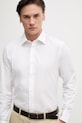 Sisley koszula męska bawełniana biały 51C3SQ05B
