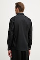 Odzież Sisley koszula męska bawełniana 51C3SQ05B czarny